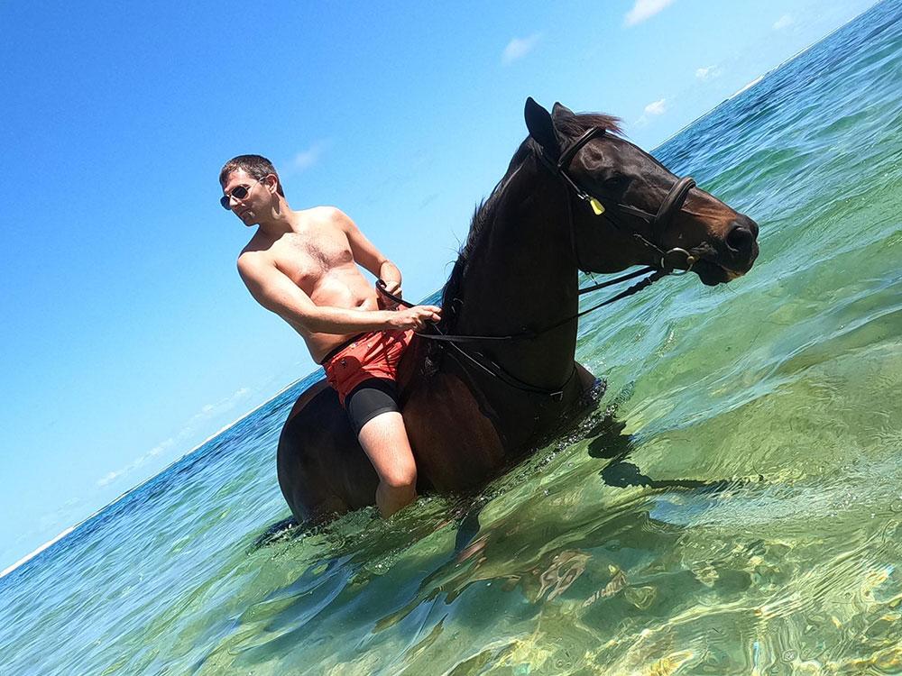 Coastal Bond: Swim with Horse and Beach Ride