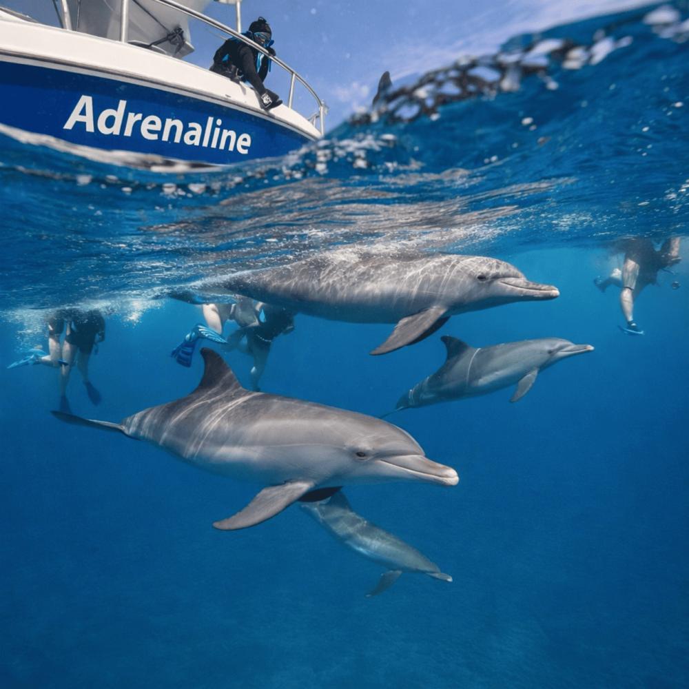 Speedboat: Swim with Dolphins Experience