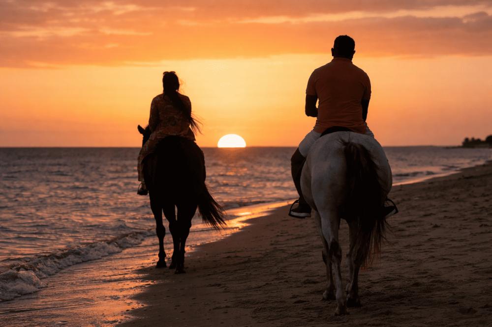 Riambel: Sunset Beach Horse Riding Experience